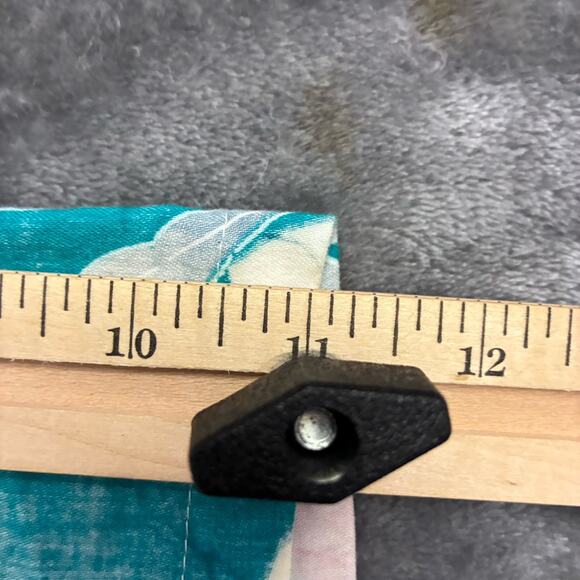 Vtg Kahala Hawaiian Shirt Mens L Blue, White Floral Print Button Up Vacation - Picture 7 of 9